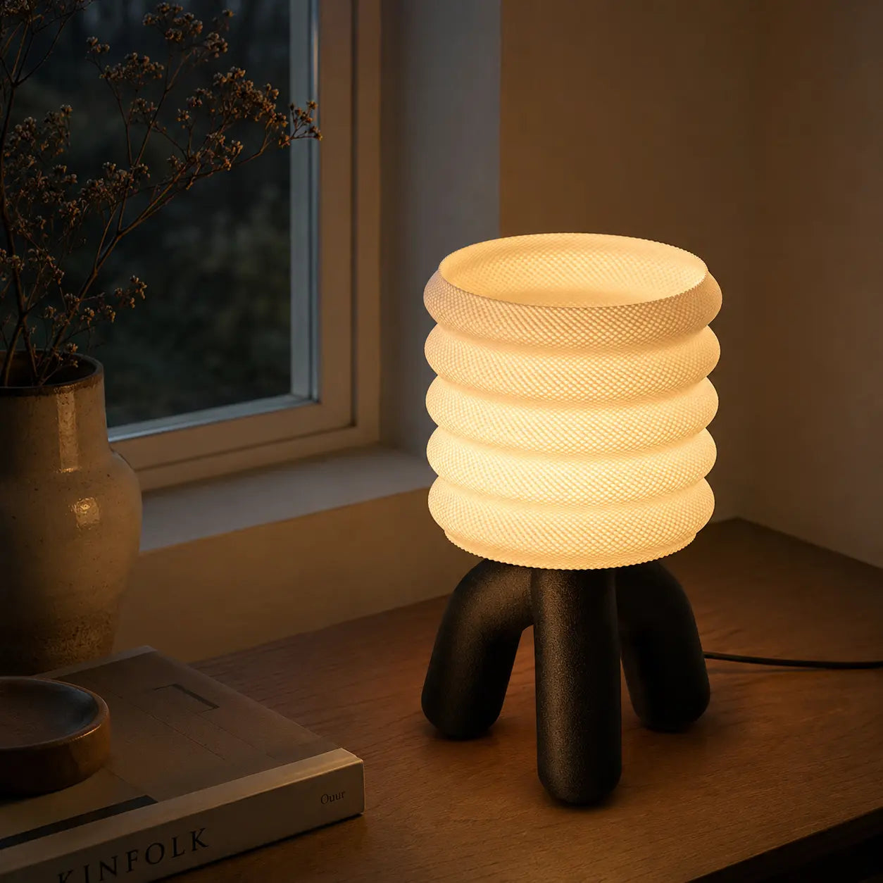 Ripple Glow Table Lamp for Cozy Spaces