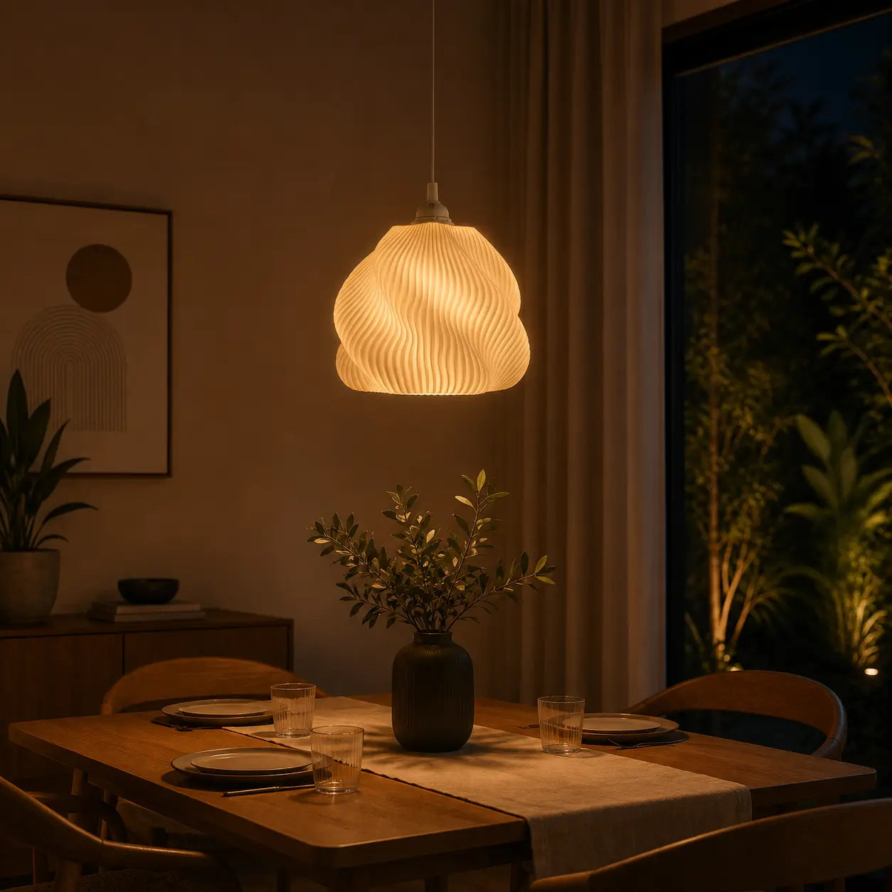 Swirl Pendant Lamp