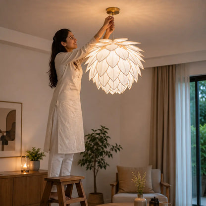 Leaf Design Ceiling Pendant Lamp