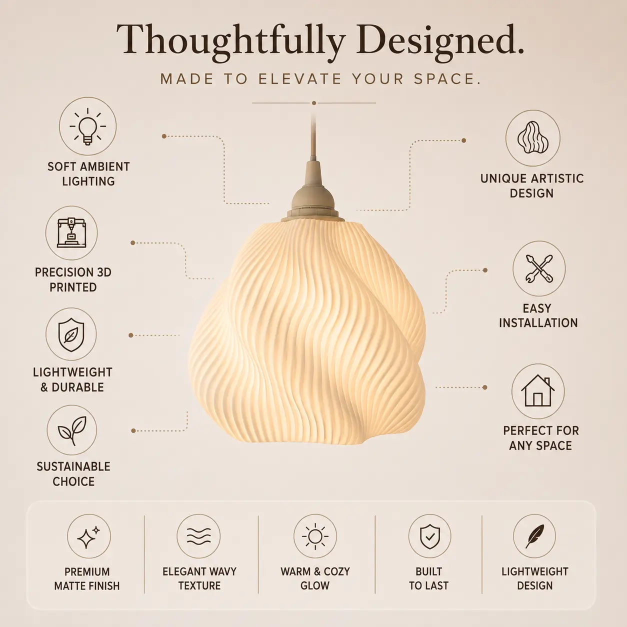 Swirl Pendant Lamp