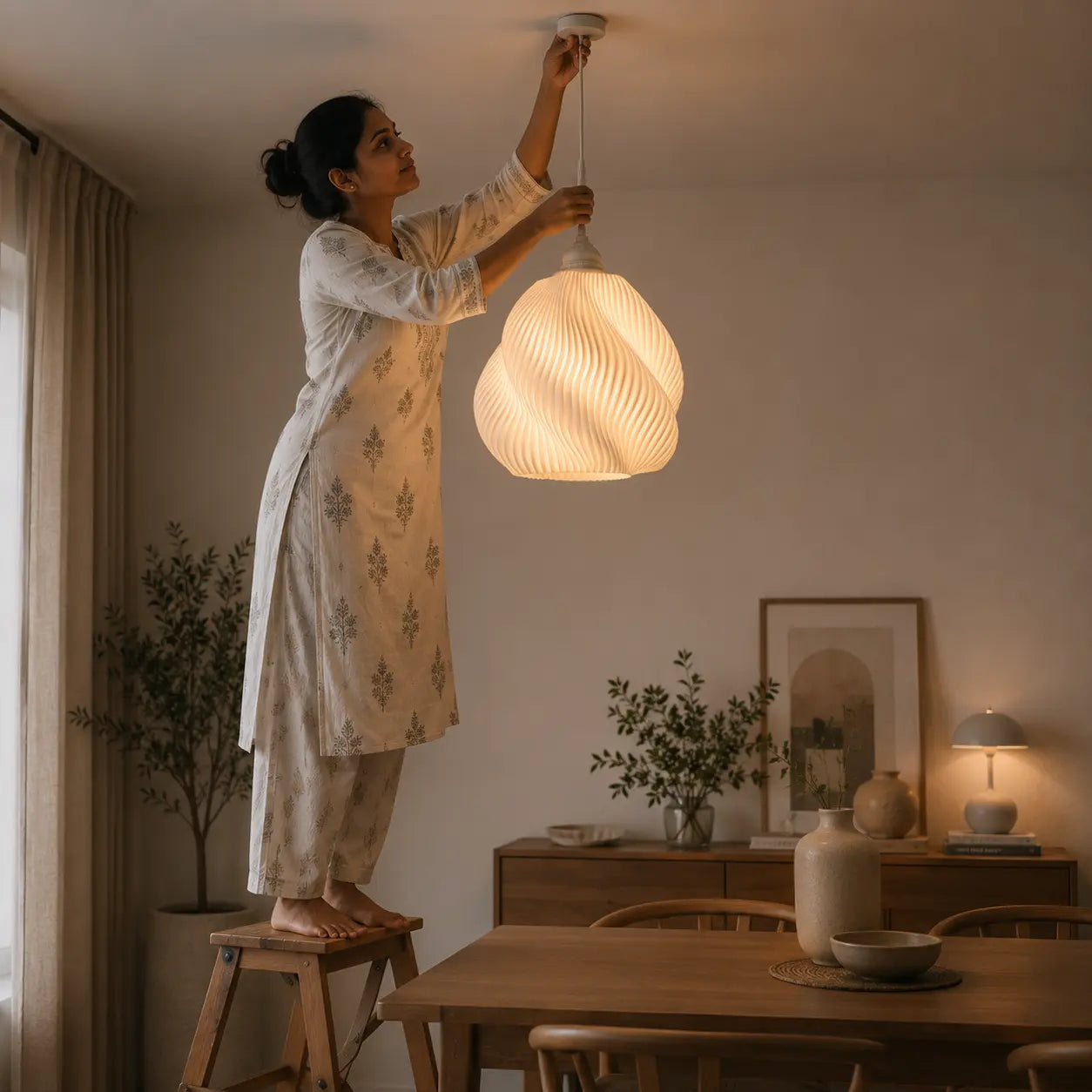 Swirl Pendant Lamp