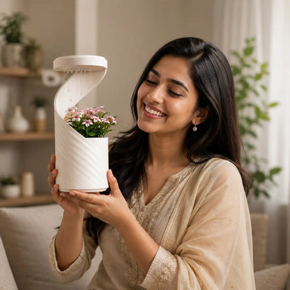 Modern Spiral Self-Watering Flower Pot
