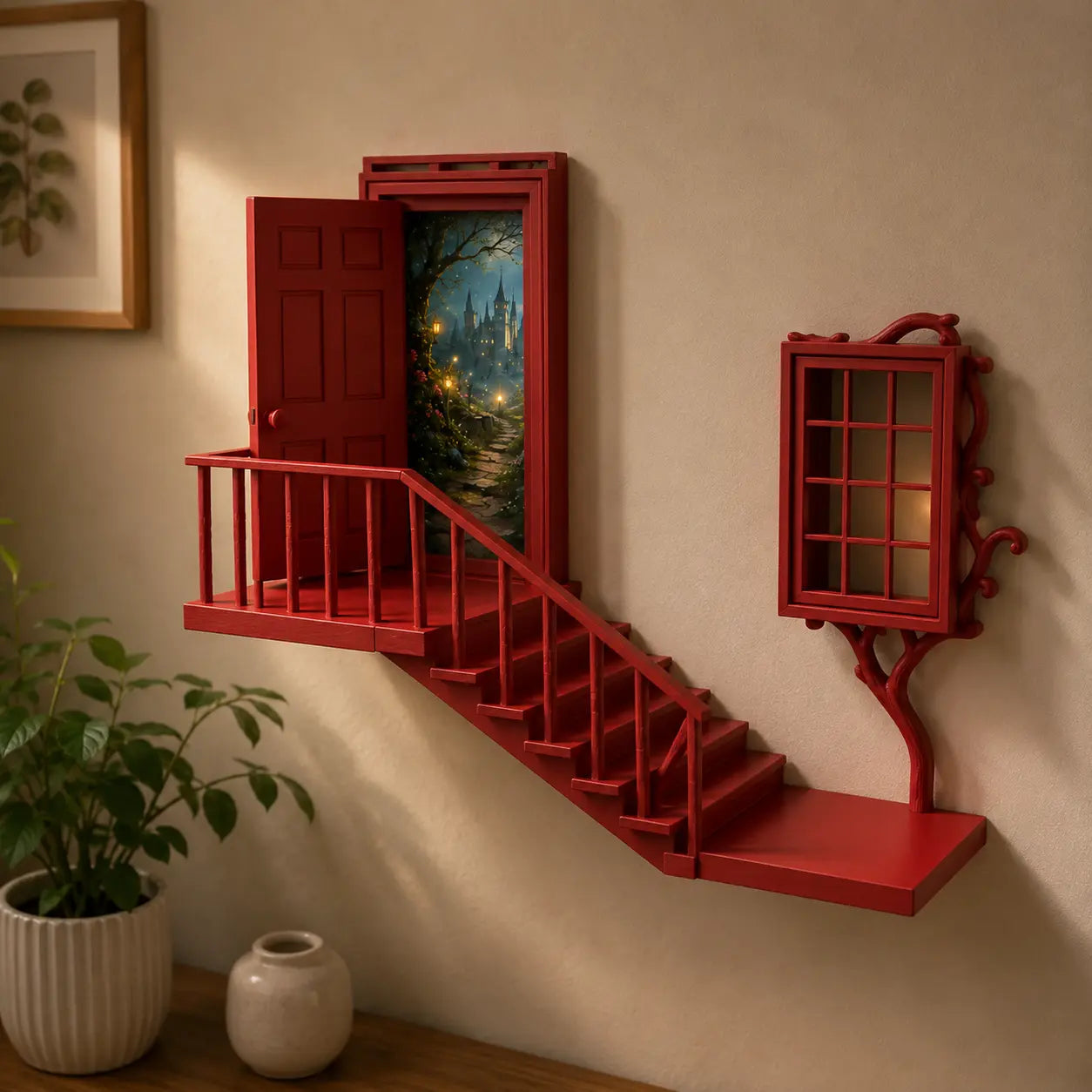 Fairy Door Wall Shelf Décor – Touch of Magic to Your Walls