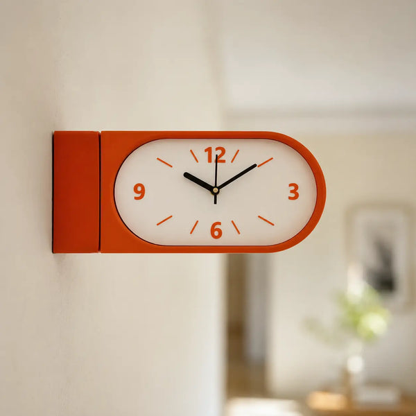 Dual Sided Perch Wall Clock