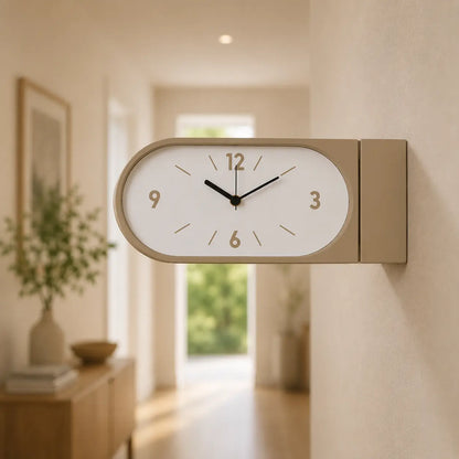 Dual Sided Perch Wall Clock