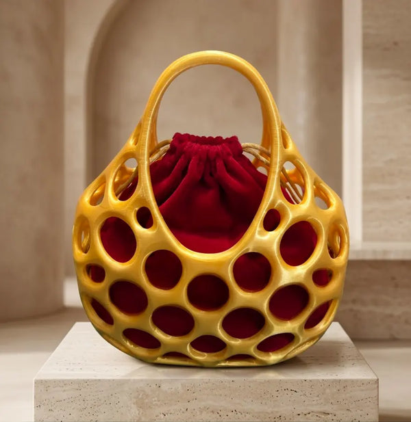 Premium 3D Printed Luxury Handbag