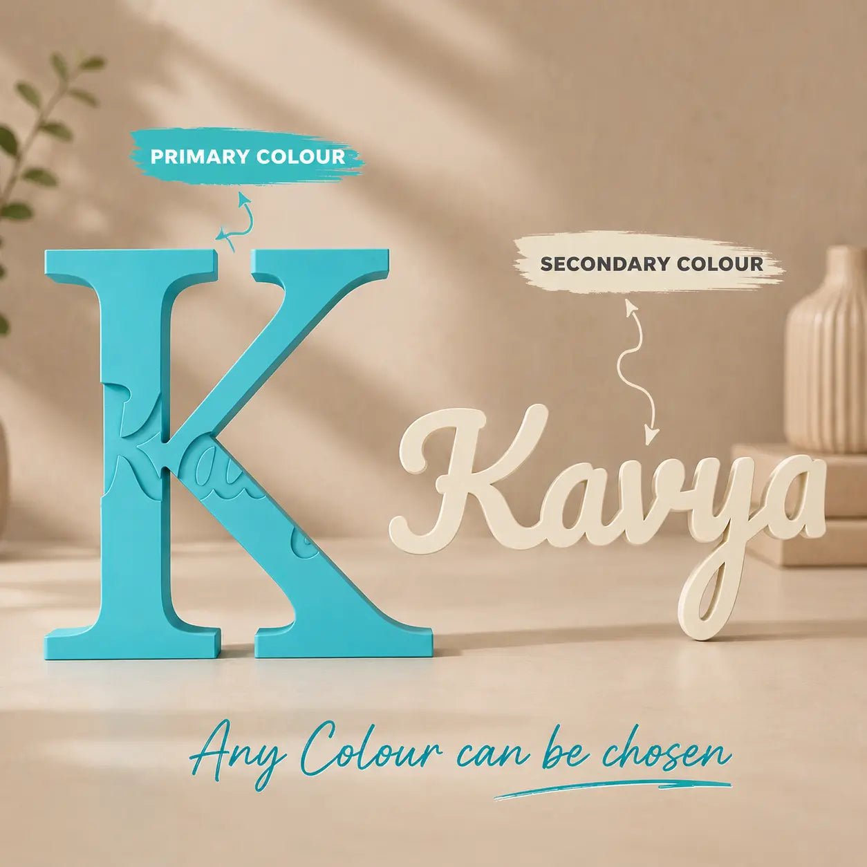 Custom 3D Name Decor