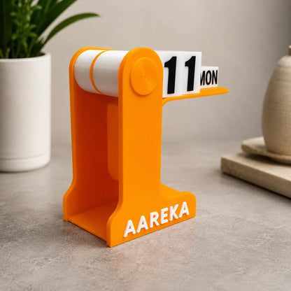 Custom Retro Perpetual Desk Calendar