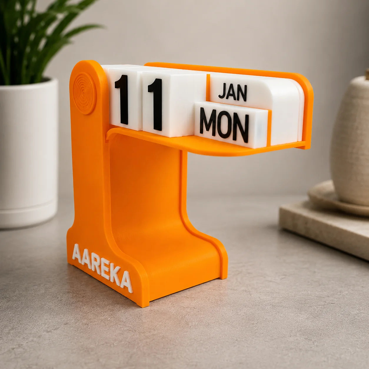 Custom Retro Perpetual Desk Calendar