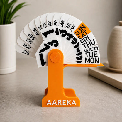 Custom Retro Perpetual Desk Calendar
