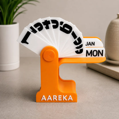 Custom Retro Perpetual Desk Calendar