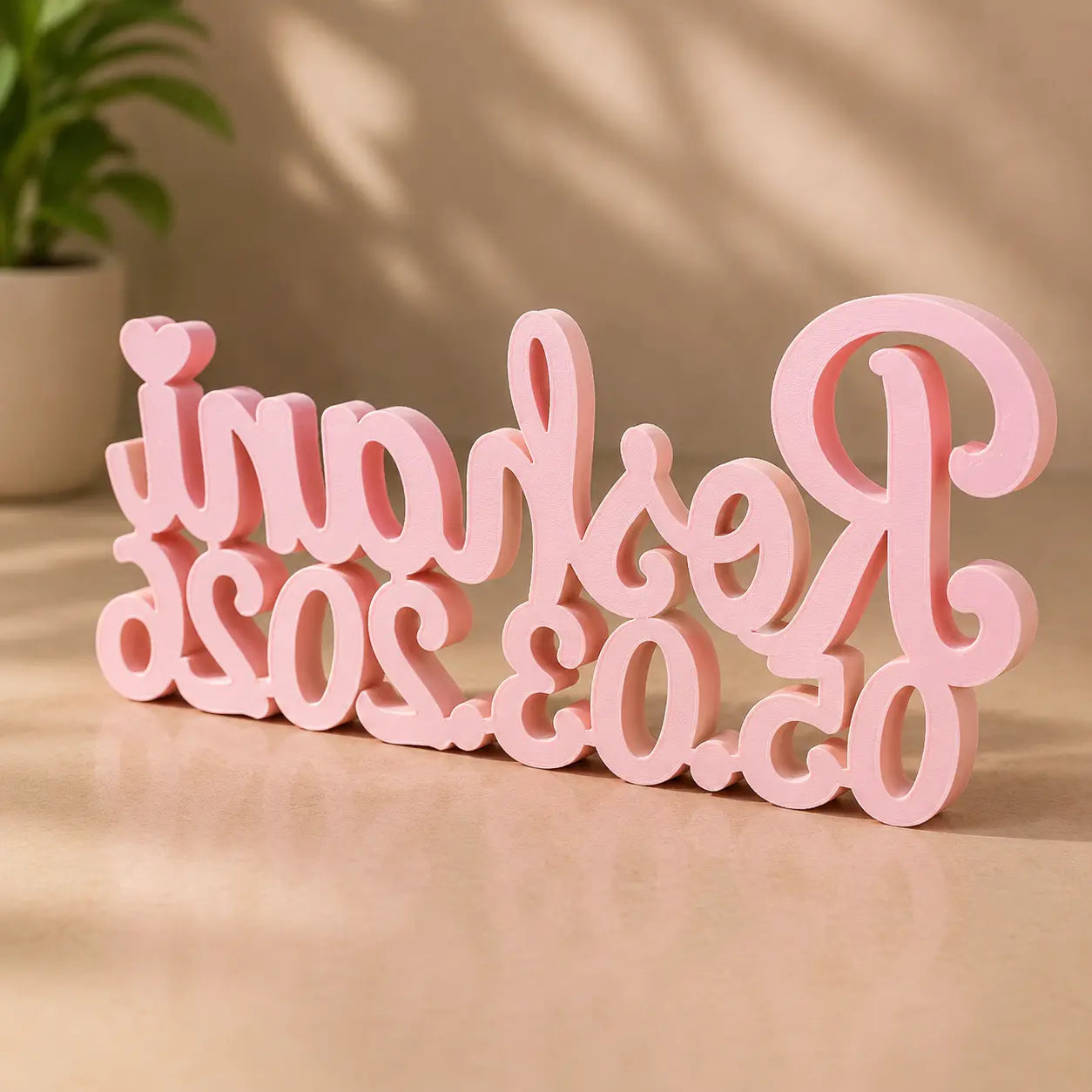Personalized Name With Date For Birthday, Marriage, Anniversary