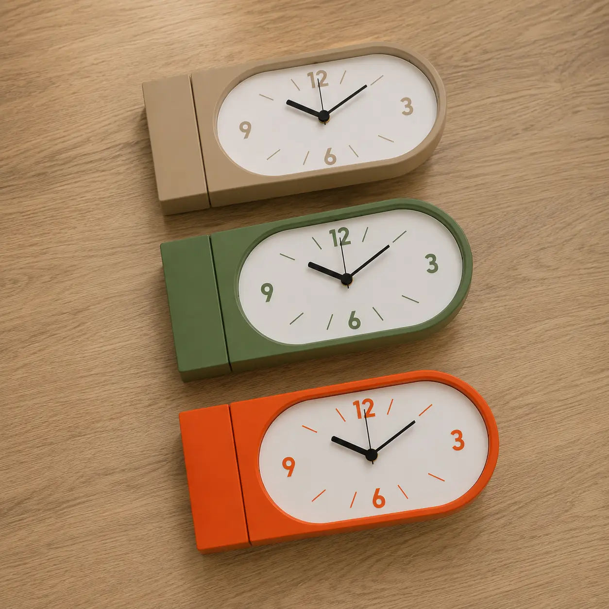 Dual Sided Perch Wall Clock