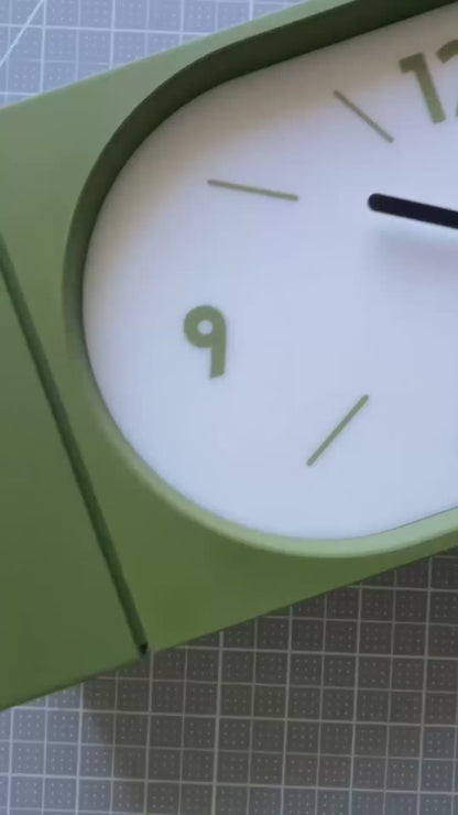 Dual Sided Perch Wall Clock