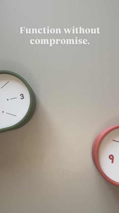 Dual Sided Perch Wall Clock