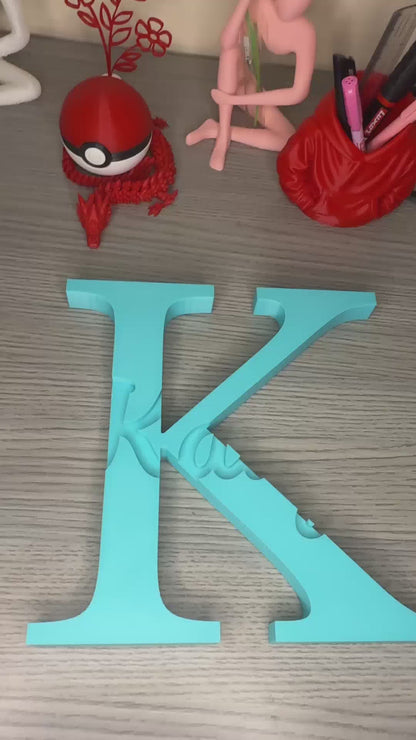Custom 3D Name Decor